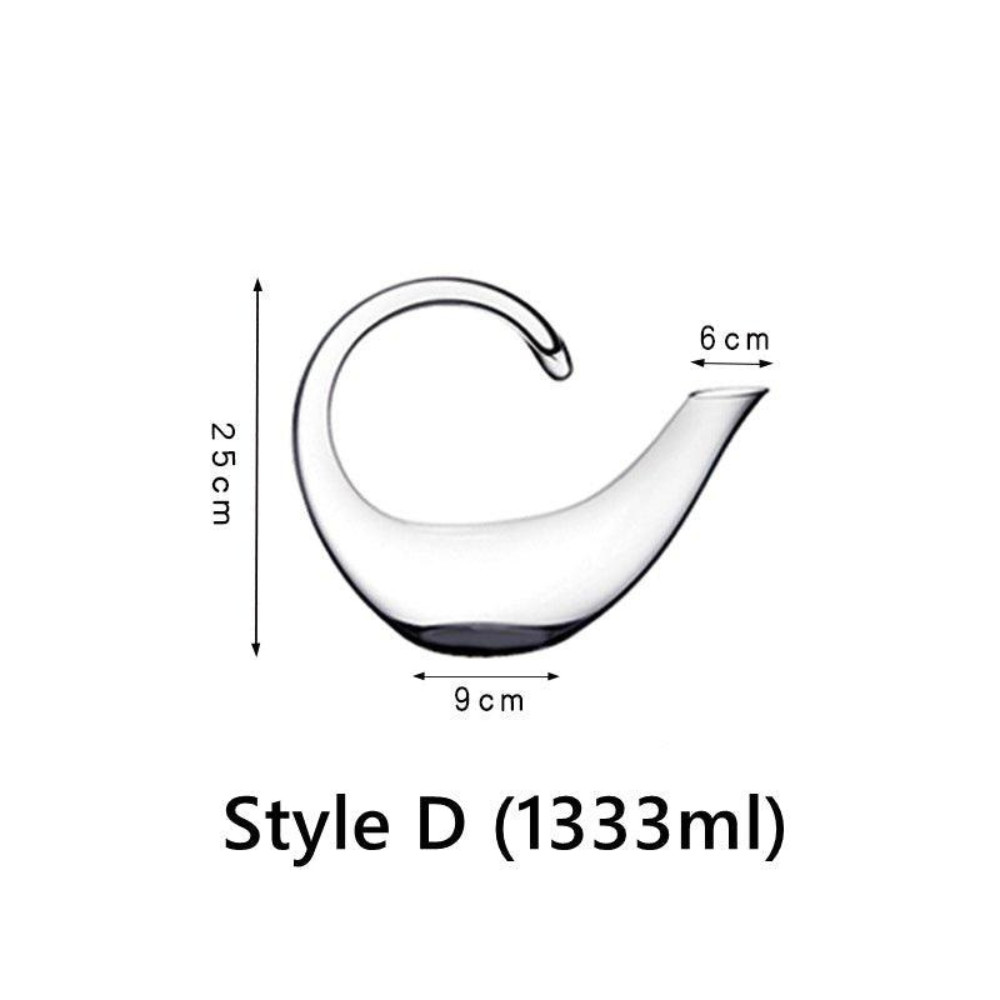 Abstract Style Wine Decanter - Abstract Shaped Wine Decanter