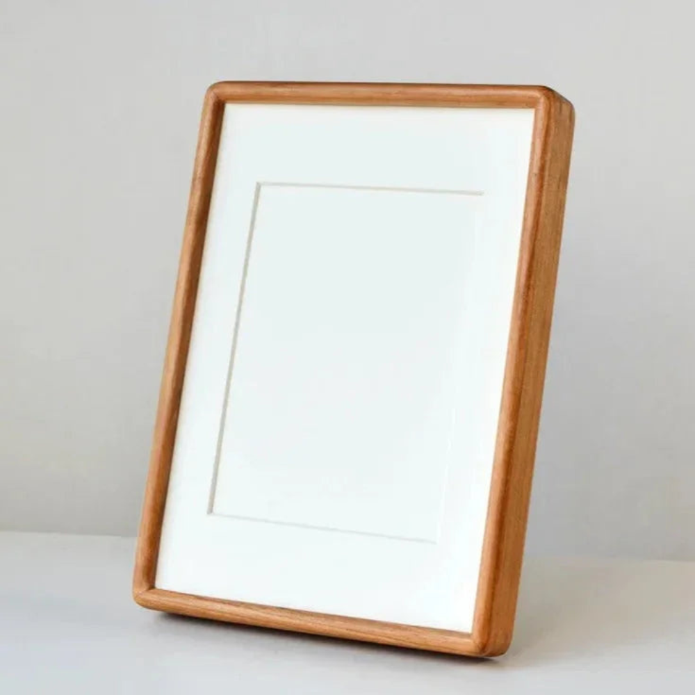 Rectangle Picture Frame, Curved Edge Photo Frame For Office & Home Decor