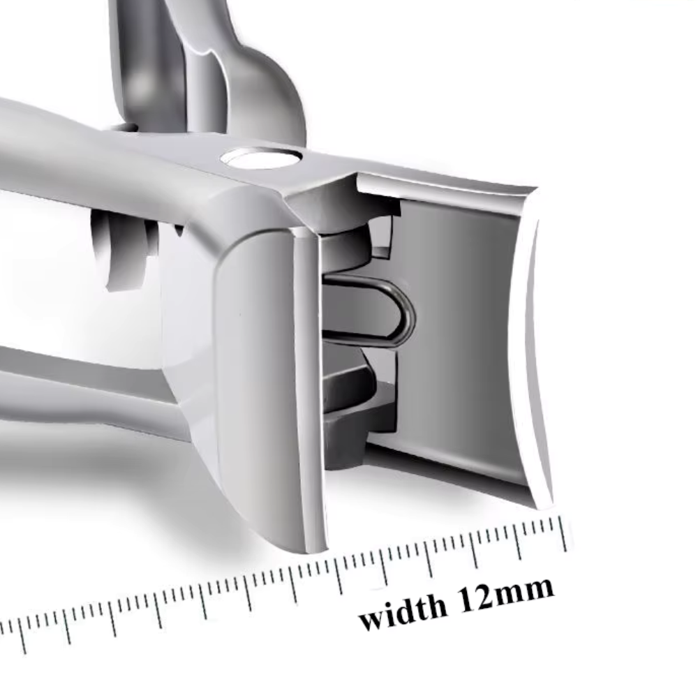 Mens Nail Clipper & File - Ultra Sharp & Portable