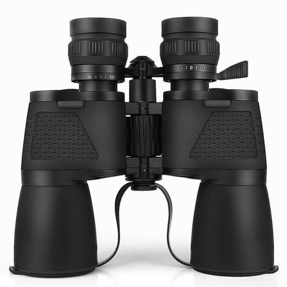 Binoculars with 8-24x Zoom Porro Prism Lens and 50mm Objective Glass