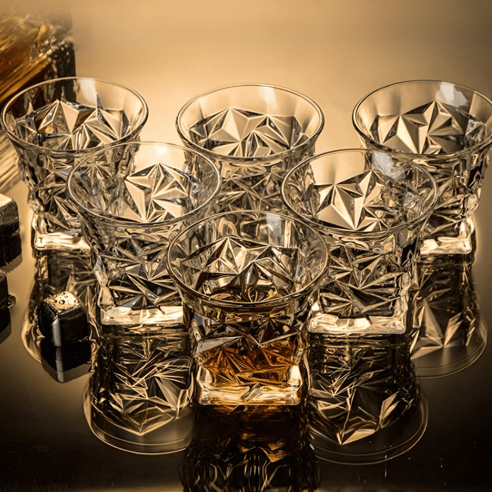 Shard Whiskey Glass - Gift Set of 2, 4 or 6