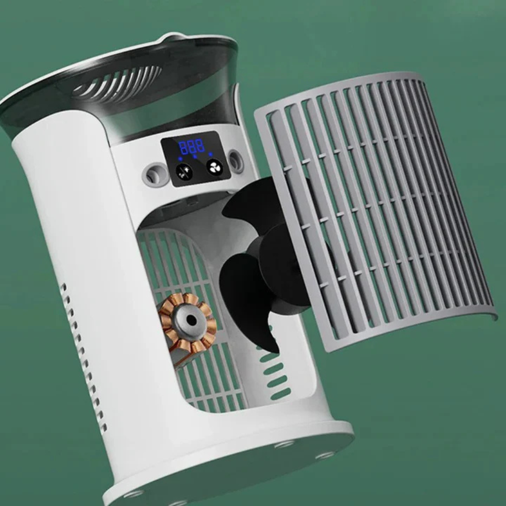 Portable Fan for Desk with 180 Degree Air Flow and Ice Mist