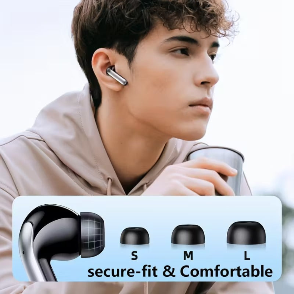 Noise Cancelling Earbuds, Bluetooth 5.3 Sports Pods 30H Battery Case