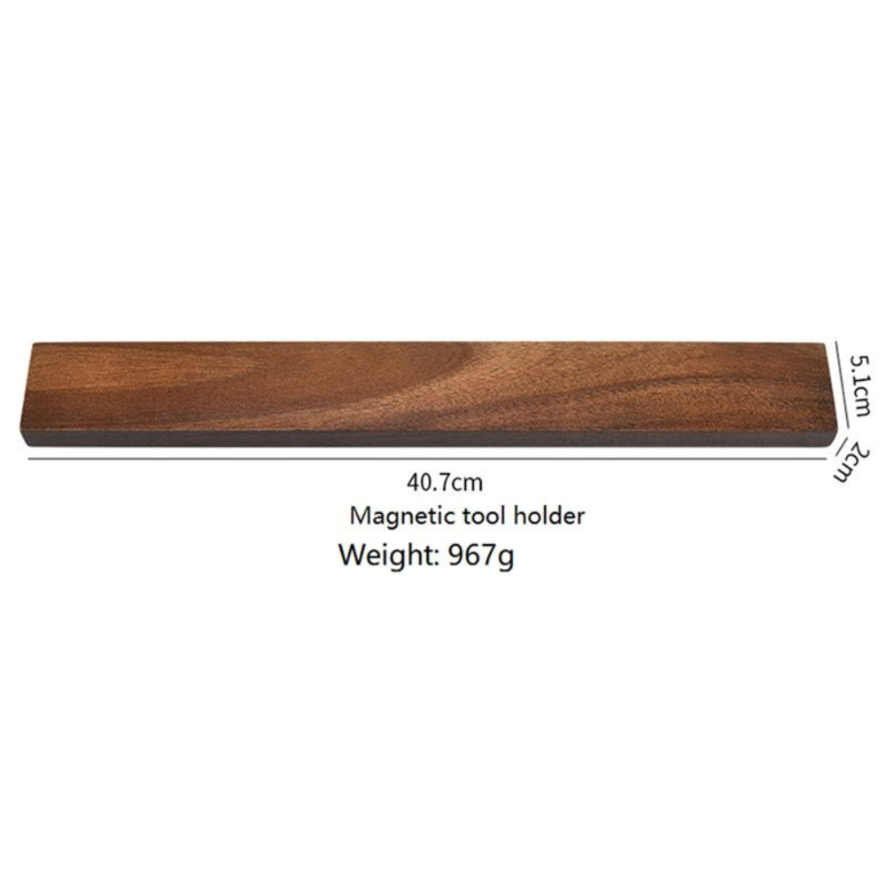 Magnetic Wall Knife Rack, Hidden Magnet Mount - 40cm Wide
