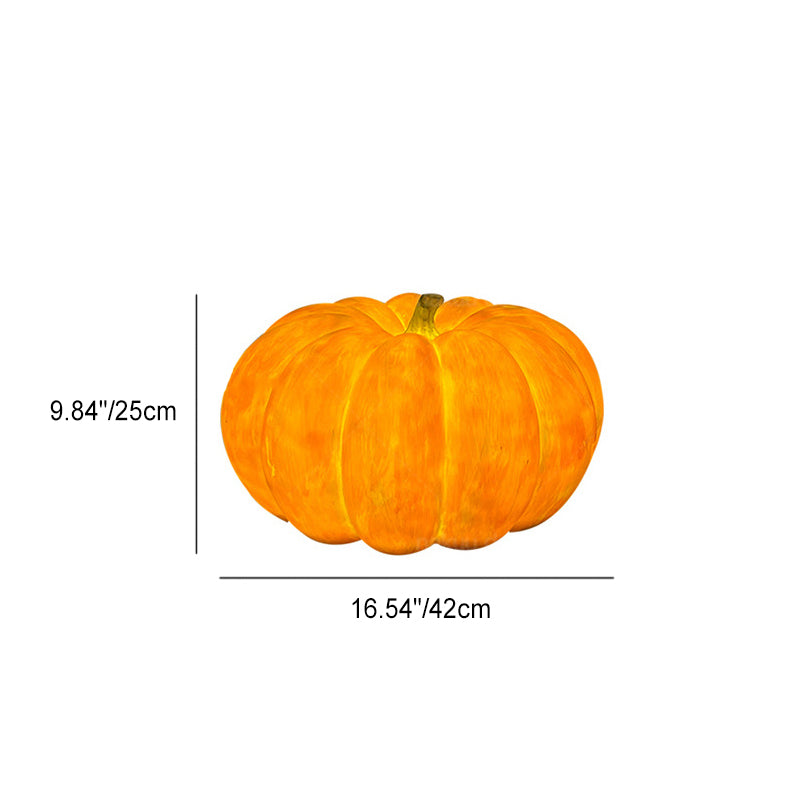 Large solar pumpkin light dimensions: 16.54 inches (42 cm) wide and 9.84 inches (25 cm) tall