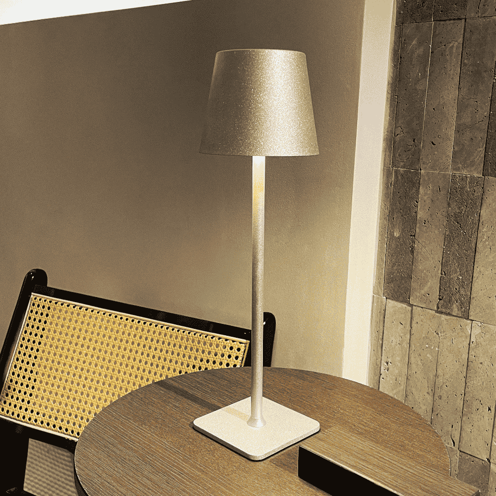 Scandinavian Modern LED Wireless Table Lamp - Rechargeable & Cordless