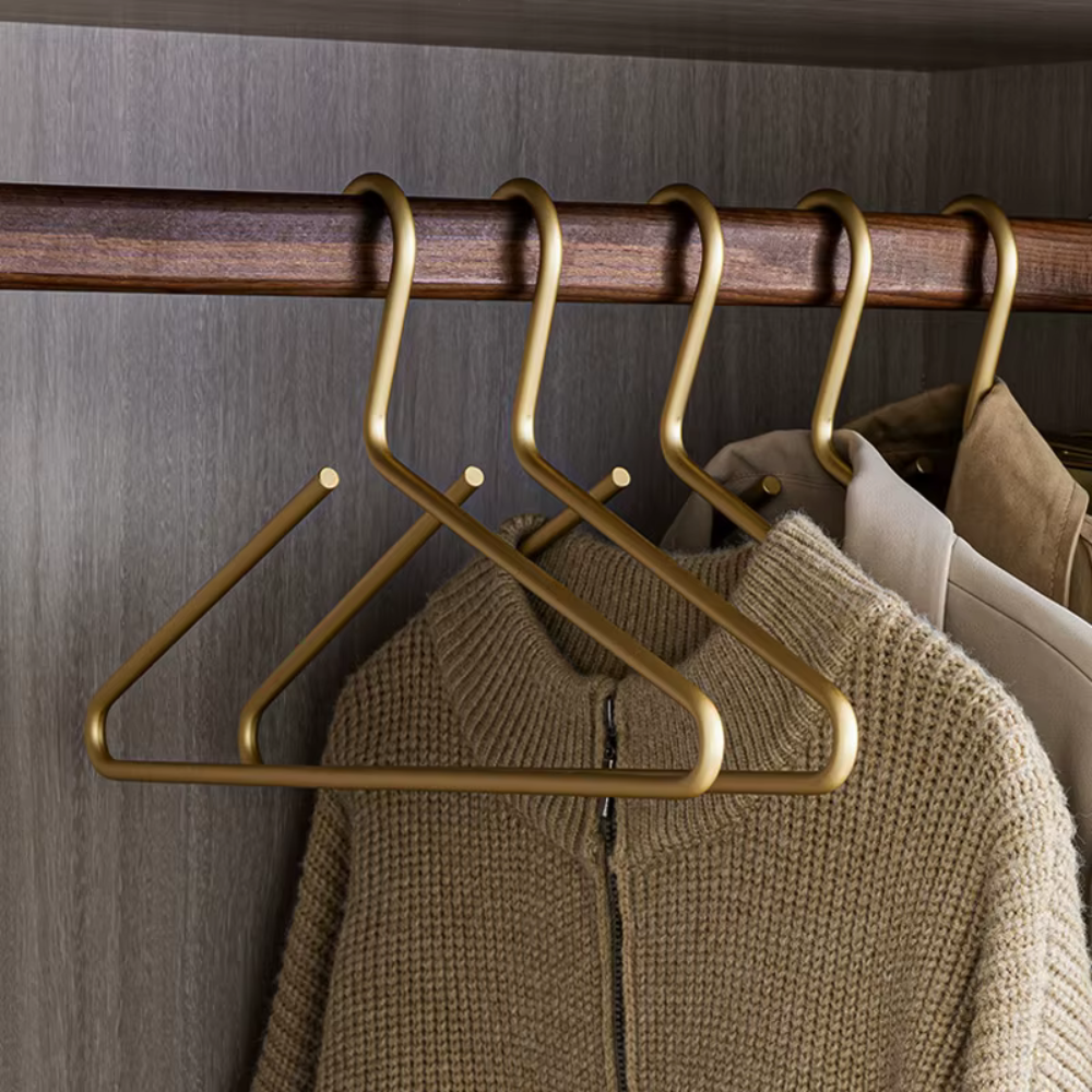 Clothes Hanger Set of 5 Metal Closet Garment Organizers