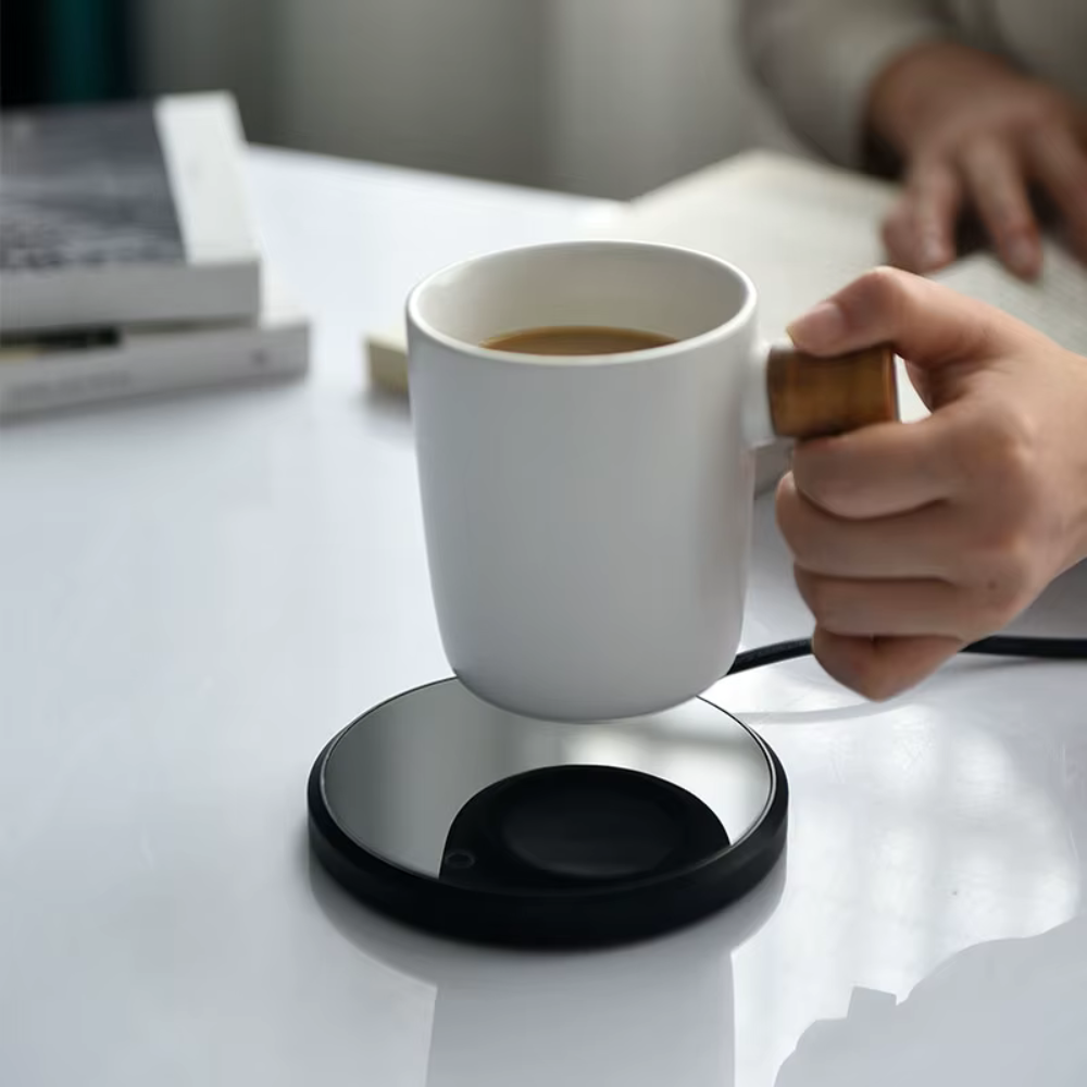 Glass Cup Warmer Coaster for Ceramic and Glass Mugs