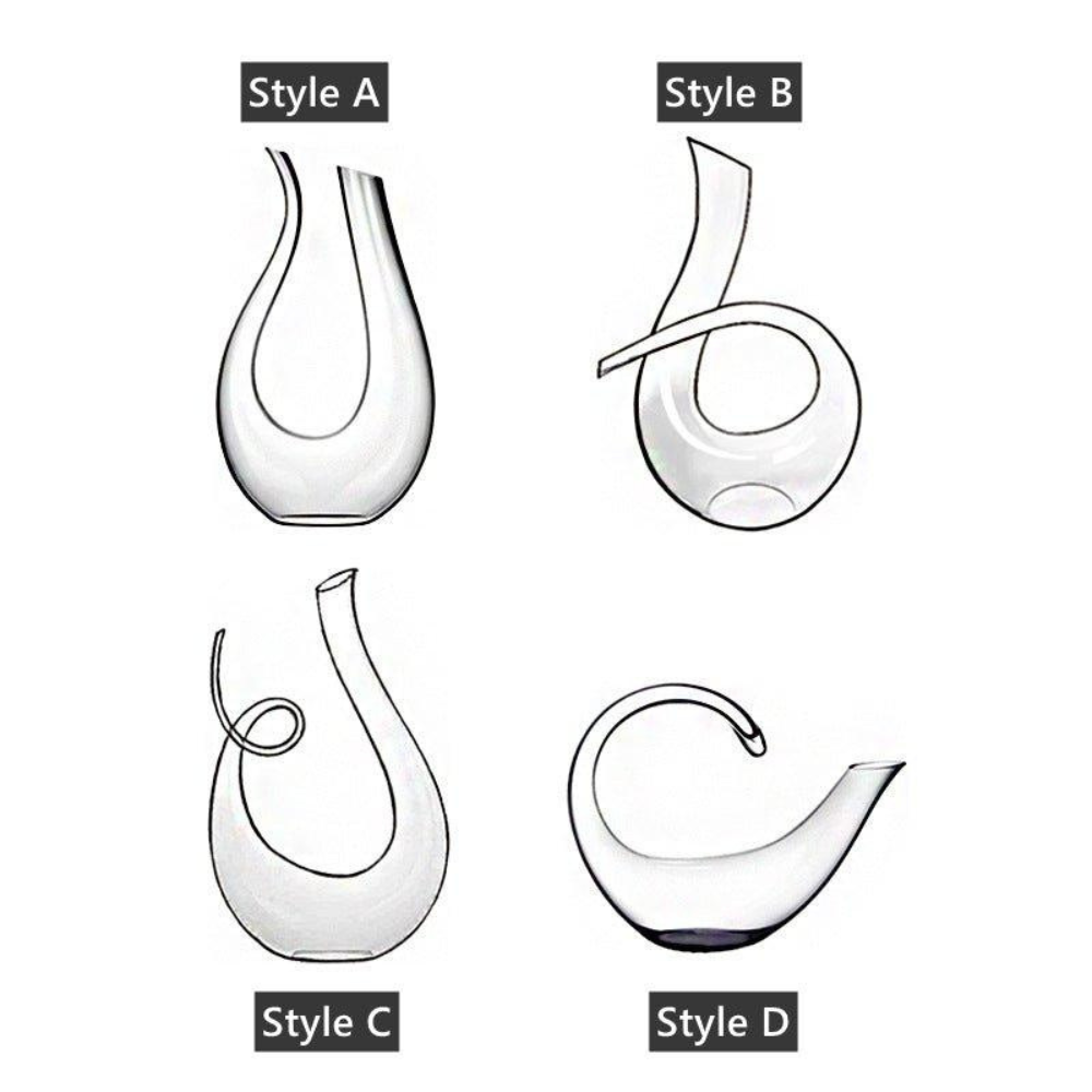 Abstract Style Wine Decanter - Abstract Shaped Wine Decanter