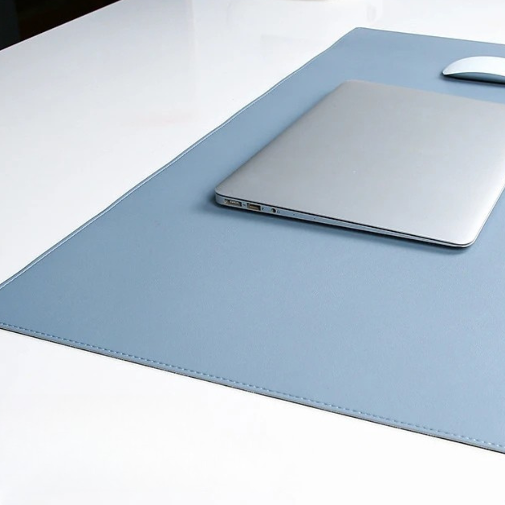Non-Slip Desk Mat, Lipped Wrist & Elbow Cushion Mouse Pad For Office, Gaming & Work