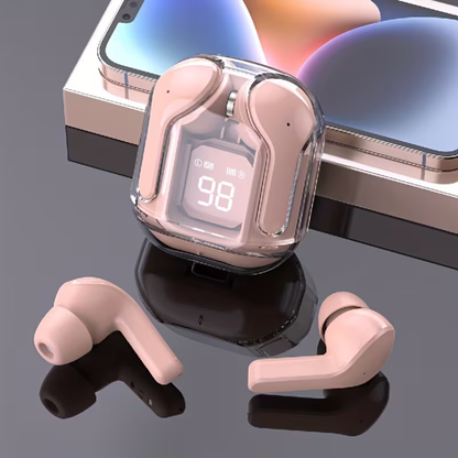 True Wireless Earbuds, Bluetooth 5.3 Stereo Audio with LED Power Case