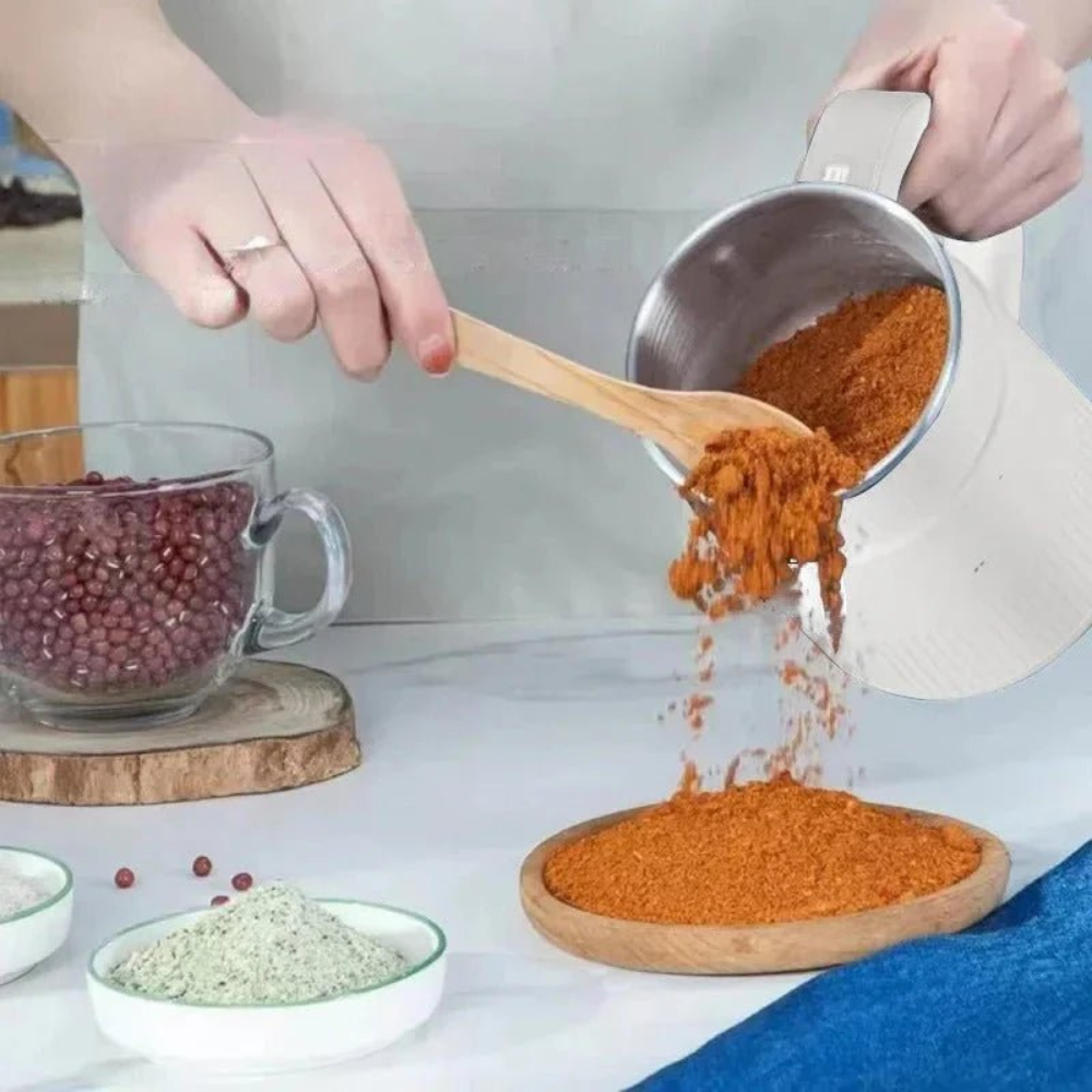 Electric Grain Mill Powder Pulverizer for Coffee, Spices, Seeds and Herbs