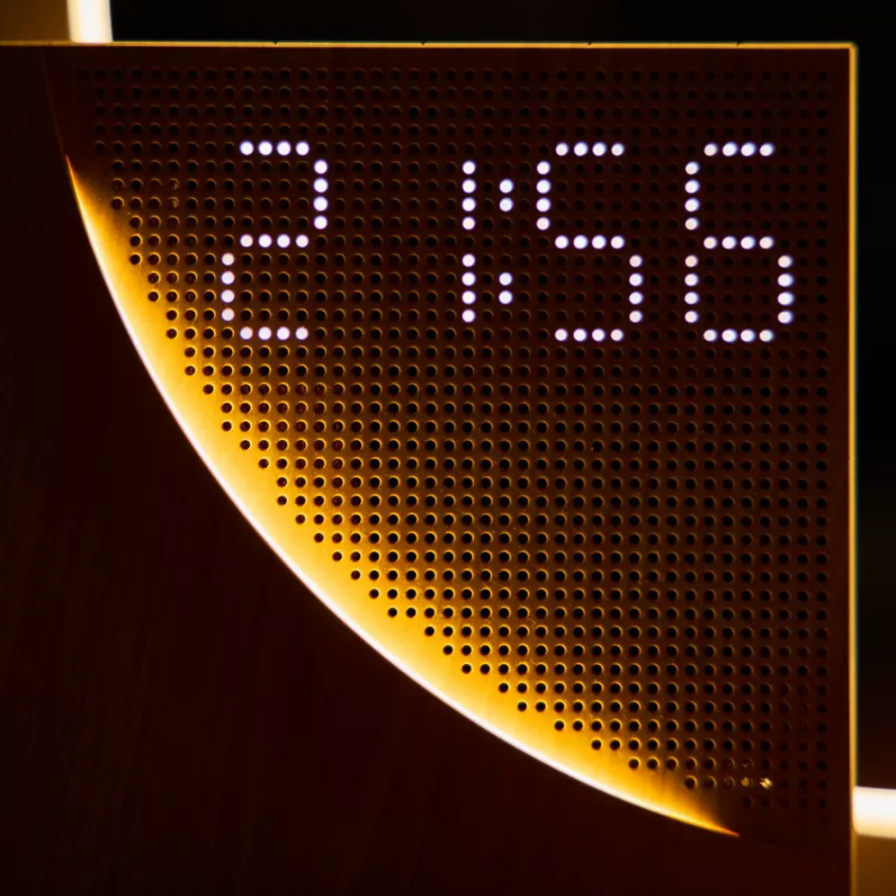 Smart Sunrise Alarm Clock with Circular Reading Lamp and USB Charger