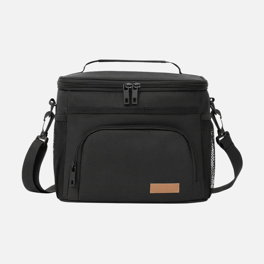 Insulated Lunch Bag with Adjustable Shoulder Strap and Thermal Lining