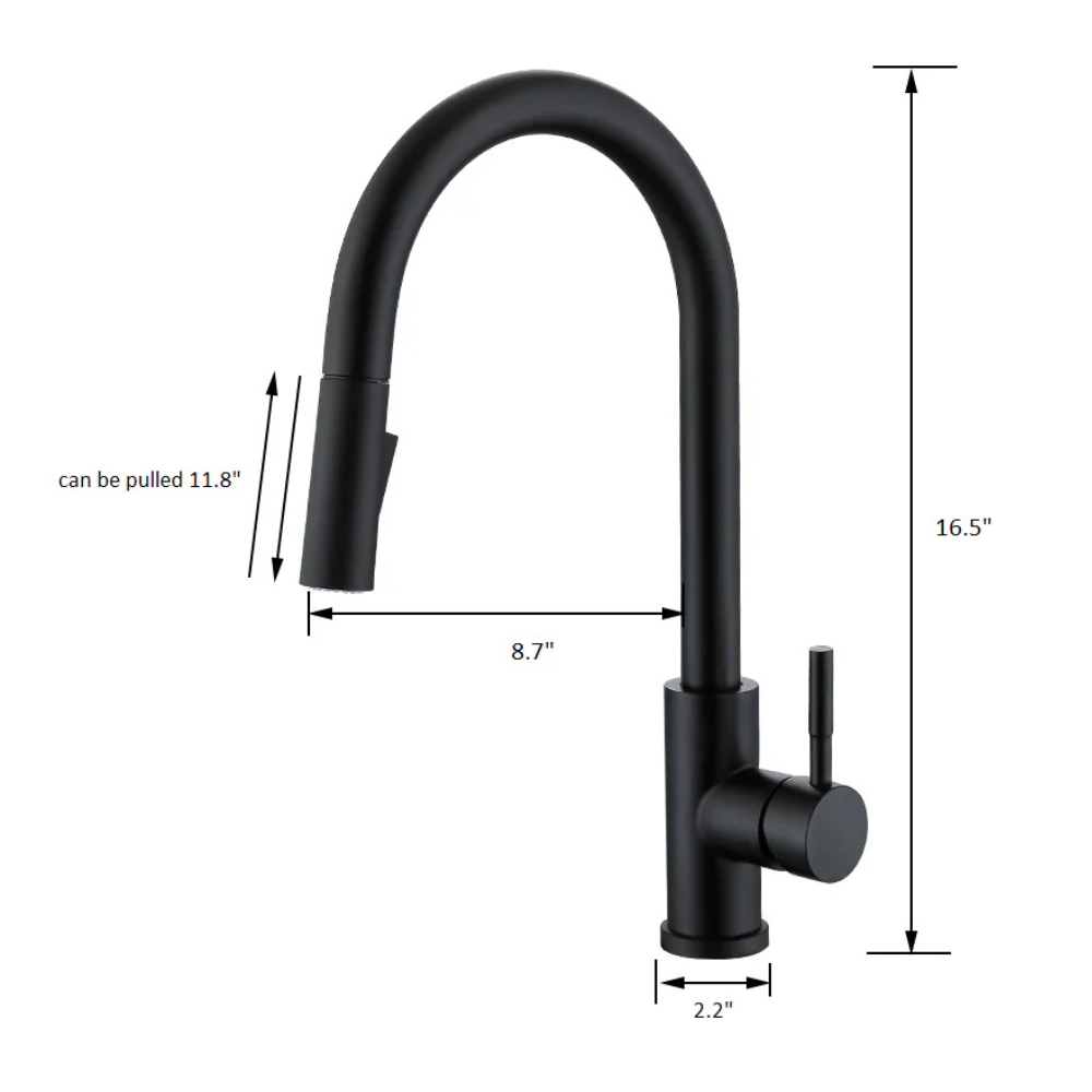Kitchen Sensor Faucet Water Tap, Stainless Steel Smart Touch With 4 Colors