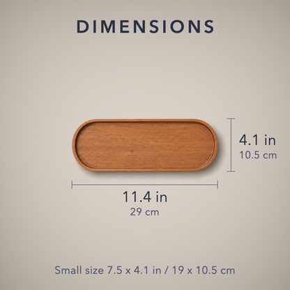 Dimensions: 11.4 x 4.1 in / 29 x 10.5 cm large size, 7.5 x 4.1 in / 19 x 10.5 cm small size