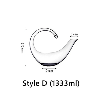Abstract Style Wine Decanter - Abstract Shaped Wine Decanter