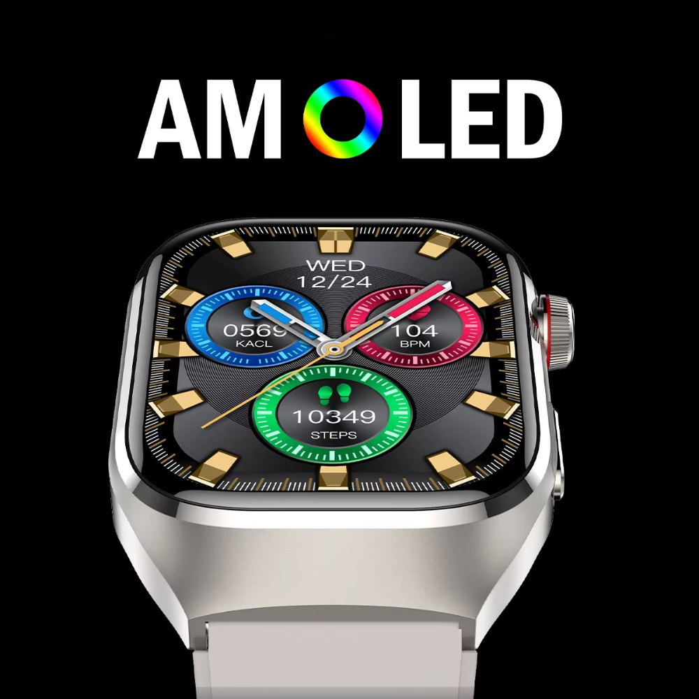 Mens Sports Smart Watch Blood Sugar, ECG, Uric Acid, Bluetooth, Fitness Tracking Watch