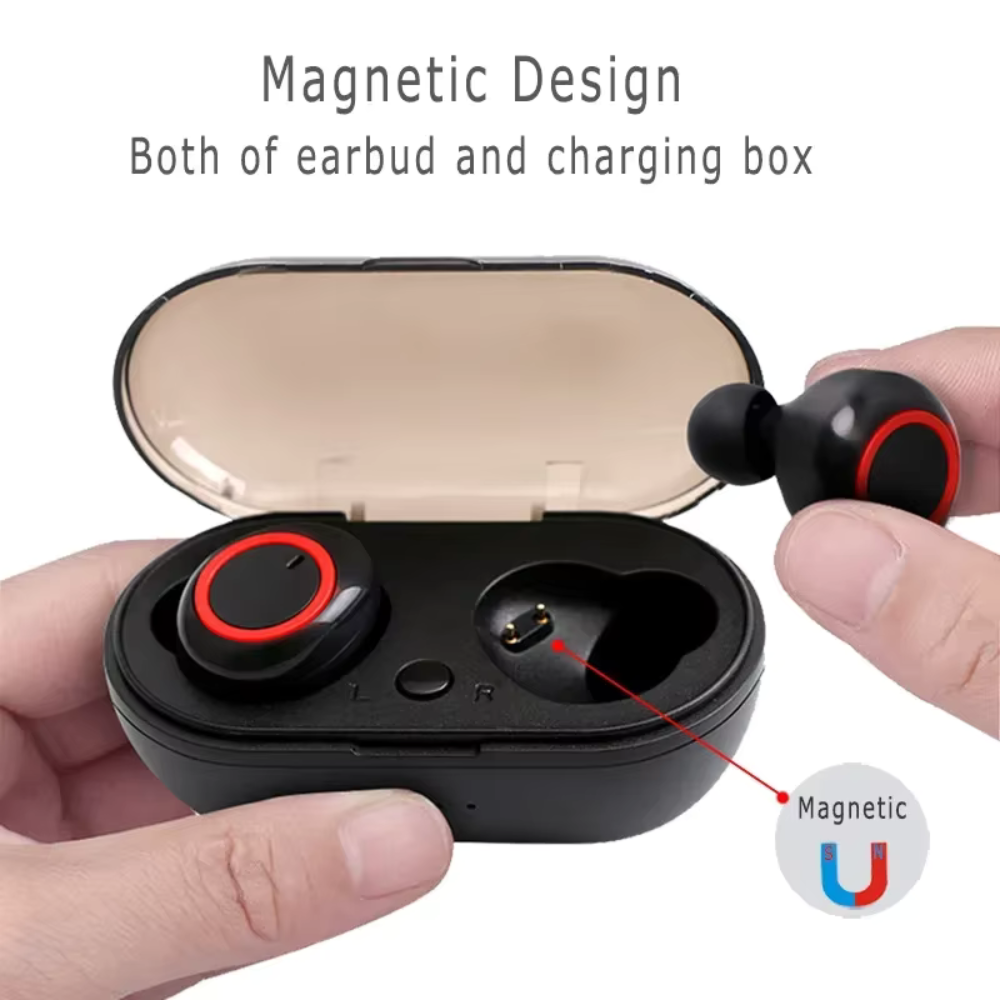 True Wireless Earbuds Bluetooth 5.0 with Mic and Charging Case