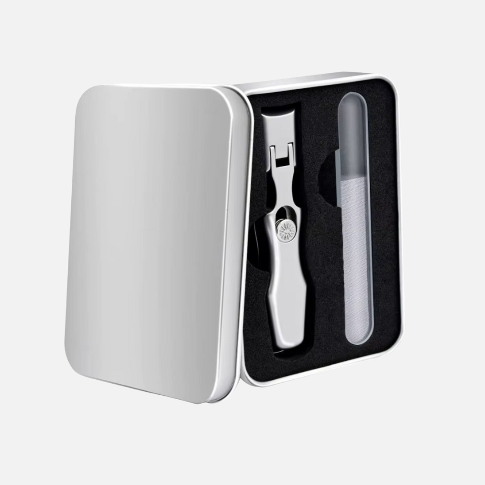 Mens Nail Clipper & File - Ultra Sharp & Portable