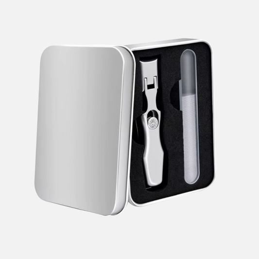 Mens Nail Clipper & File - Ultra Sharp & Portable