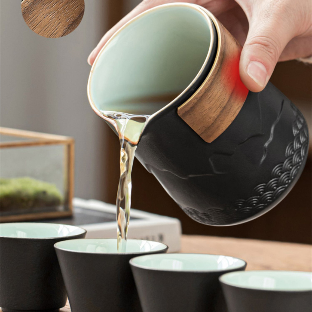Portable Tea Set For Travel, Mountain and Sea Style Set