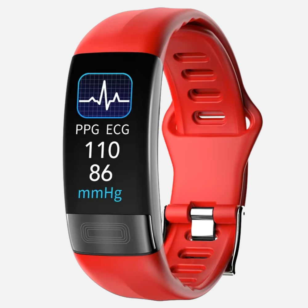 Mens Sports Band Fitness Tracker - ECG Band Measures Blood Pressure, Heart Rate, SpO2 & Sleep Tracker