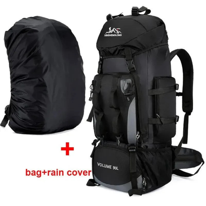 Hiking Backpack 90L Extra Large Rucksack for Multi Day Trekking