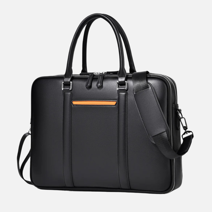 Briefcase Organizer with Laptop Compartment and Crossbody Shoulder Strap