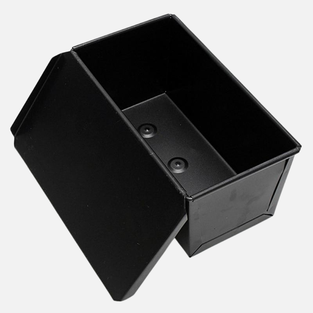 Nonstick Stainless Steel Rectangle Bread Loaf Baking Pan With Slidable Lid