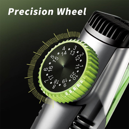 Electric Beard Trimmer with Vacuum and 20 Lengths for Versatile Grooming