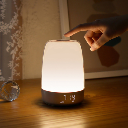 Sunrise Alarm Clock with 30 Minute Wake up Light and Natural Sound Array