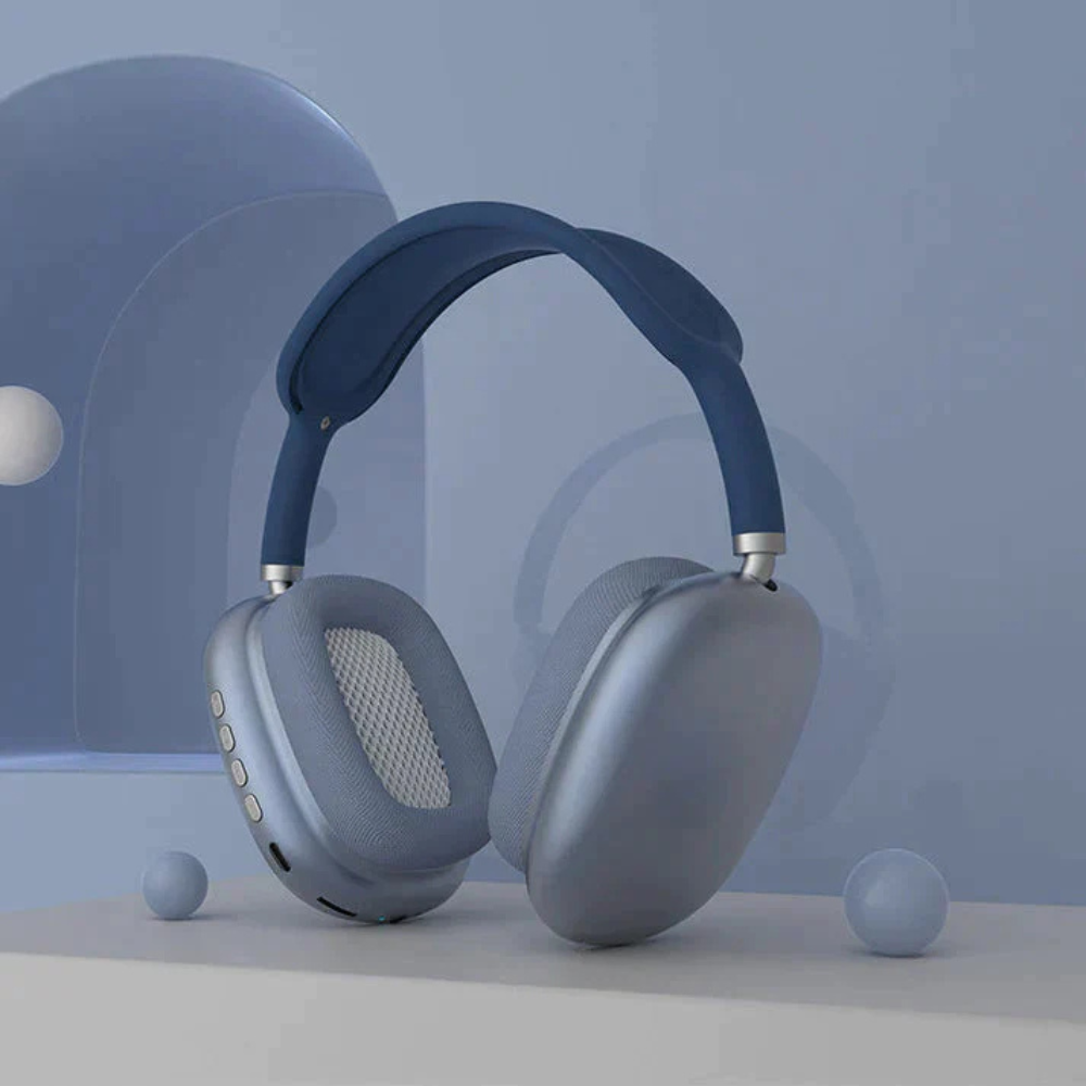 Wireless Noise Cancelling Headphones with Bluetooth and Tactile On-Ear Controls