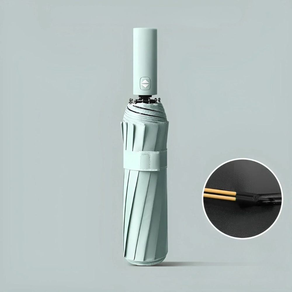 UV Umbrella Automatic Three Folding Double Bone Sun and Rain Protection