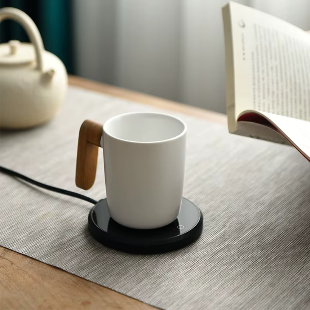 Glass Cup Warmer Coaster for Ceramic and Glass Mugs