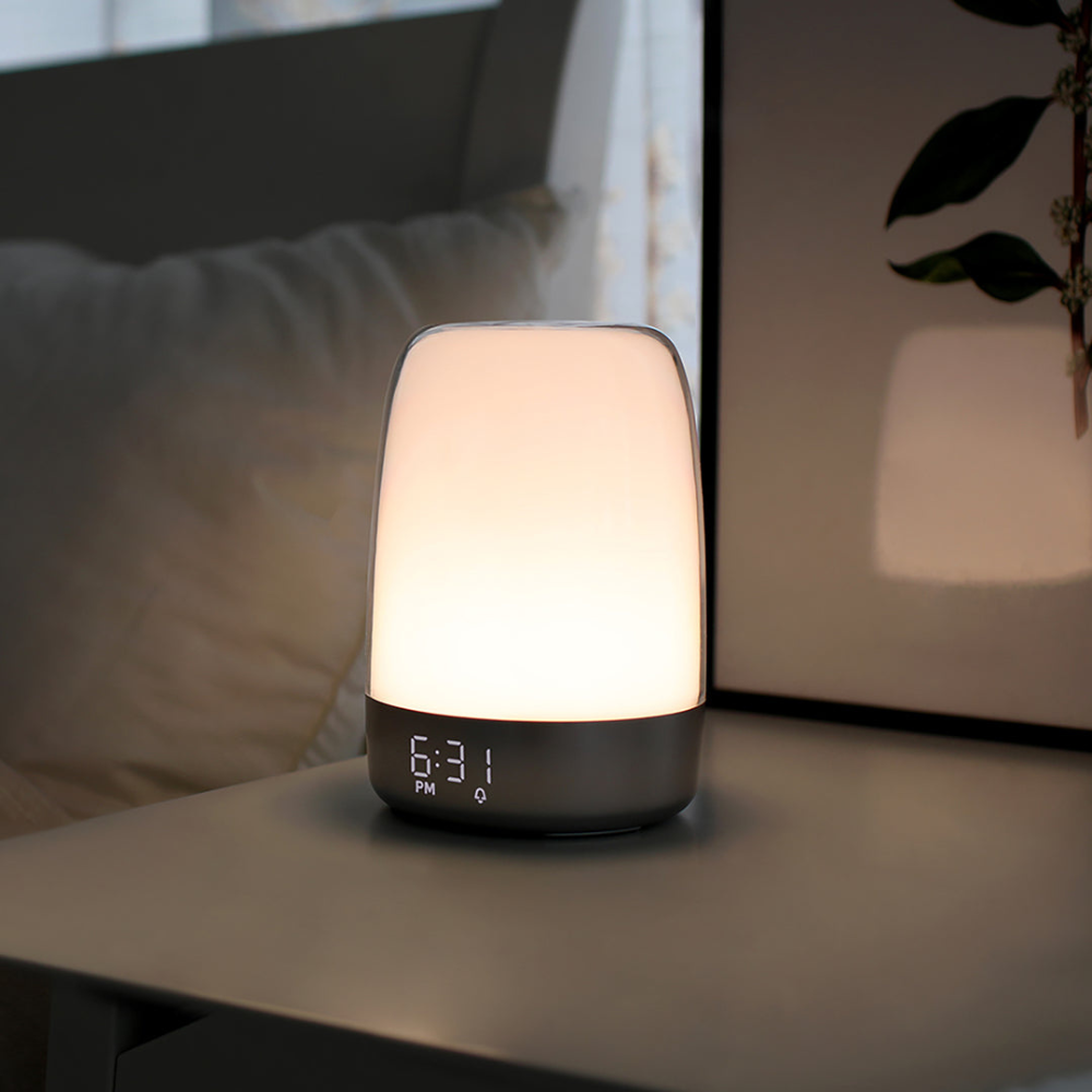 Sunrise Alarm Clock with 30 Minute Wake up Light and Natural Sound Array
