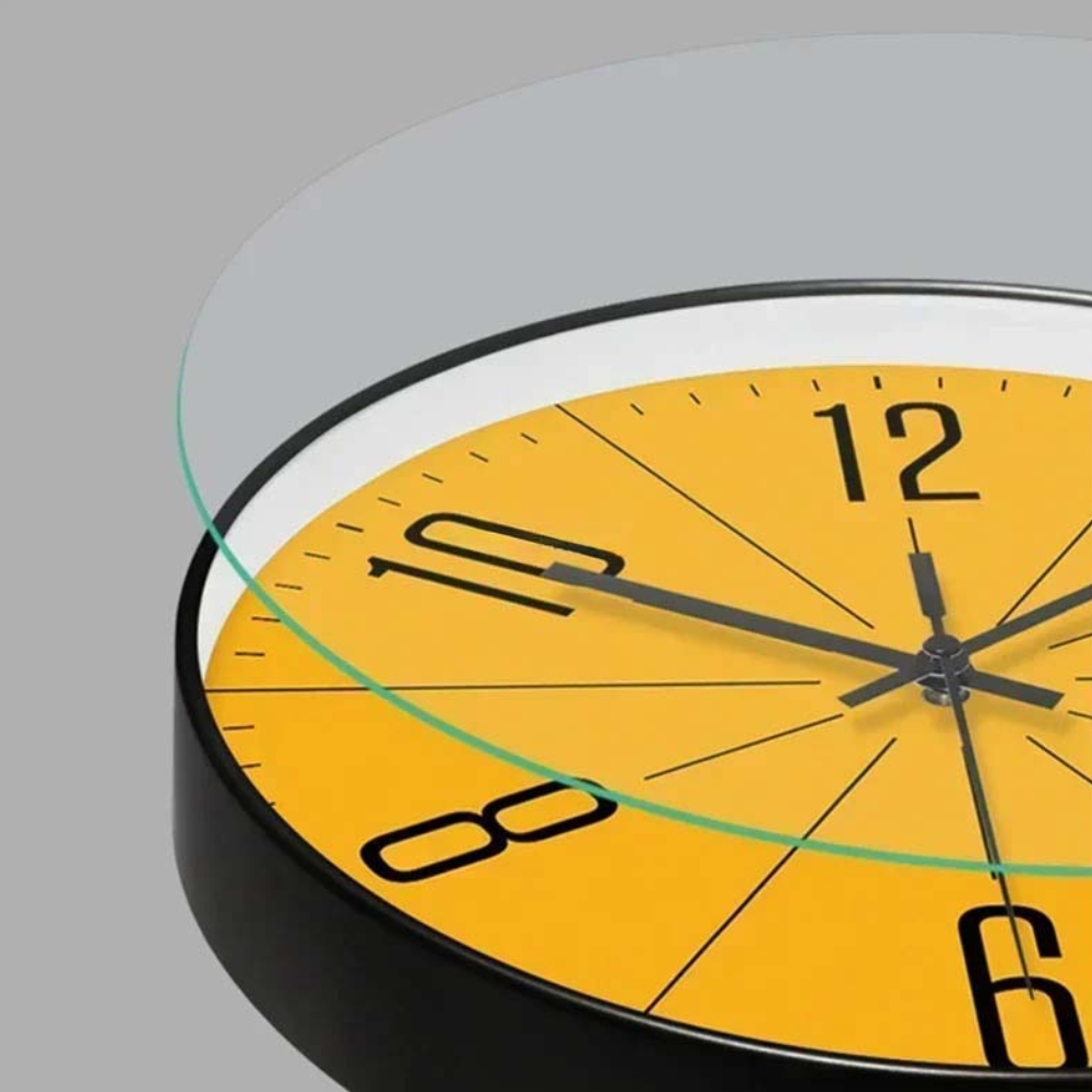 Nordic Modern Wall Clock, 14" Contemporary Home Style Clock