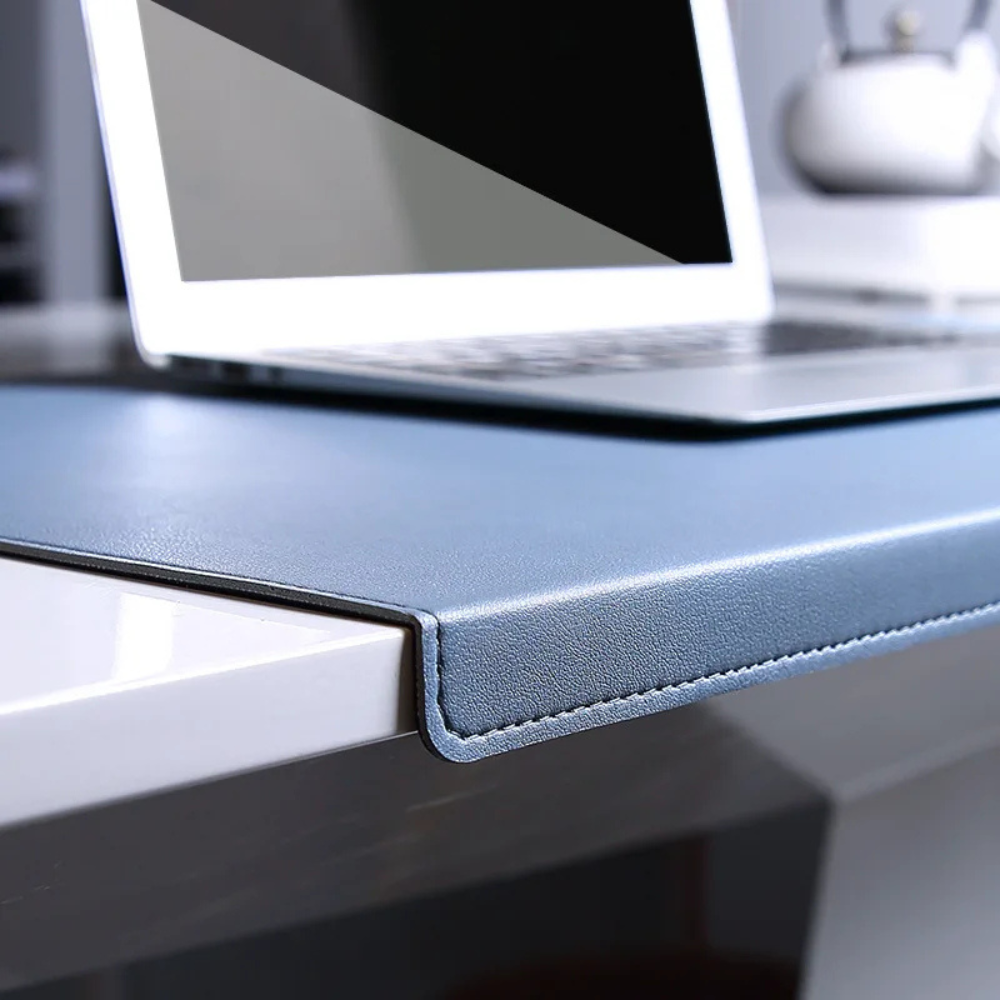 Non-Slip Desk Mat, Lipped Wrist & Elbow Cushion Mouse Pad For Office, Gaming & Work