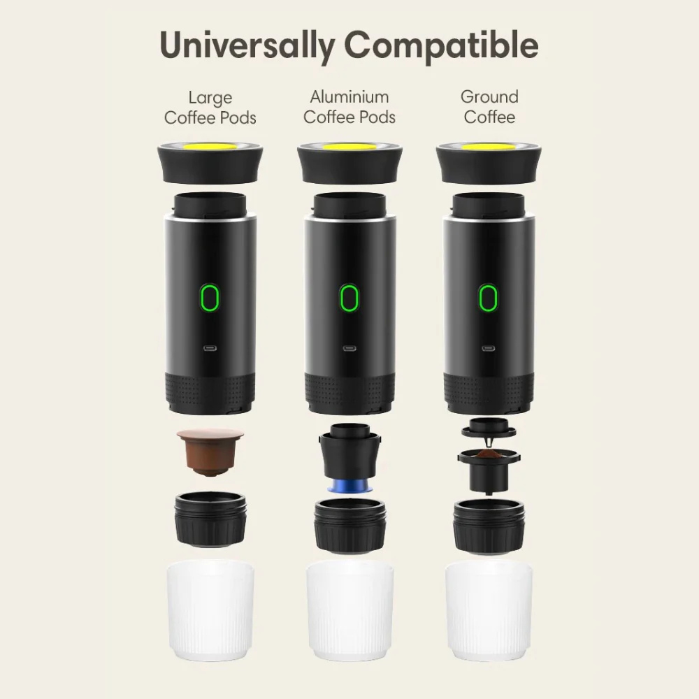 Portable Espresso Machine - Universally Compatible