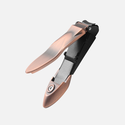 Mens Thick Nail Clippers Anti-splash Wide Jaw Stainless Steel Toenail Cutter Set With File