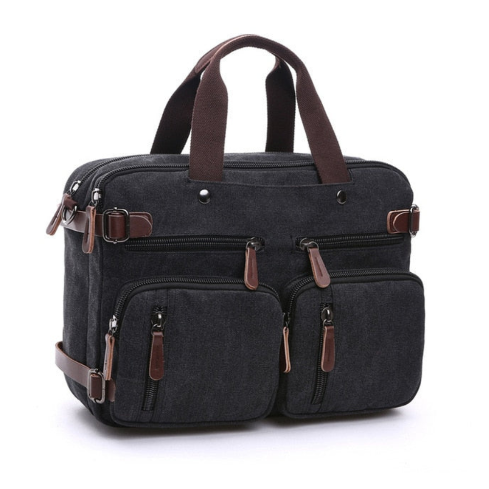 Briefcase for Men 16 Oz Canvas Messenger Bag Laptop Casual Satchel