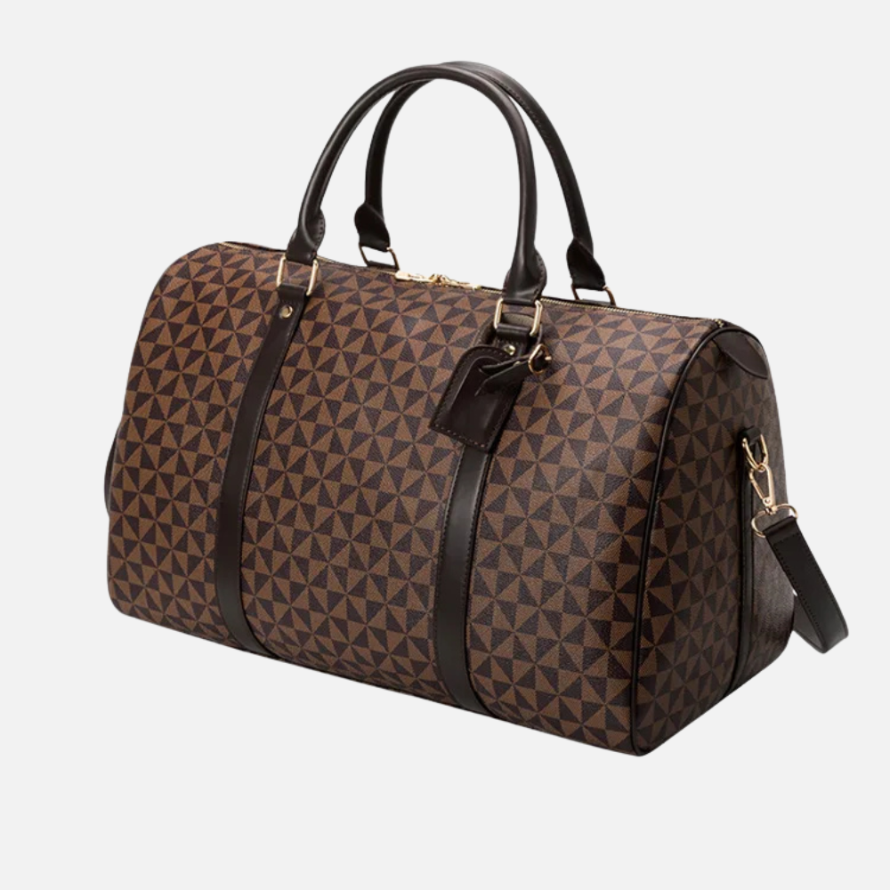 Travel Duffle Bag with Rugged Shoulder Strap and Internal Utility Pocket