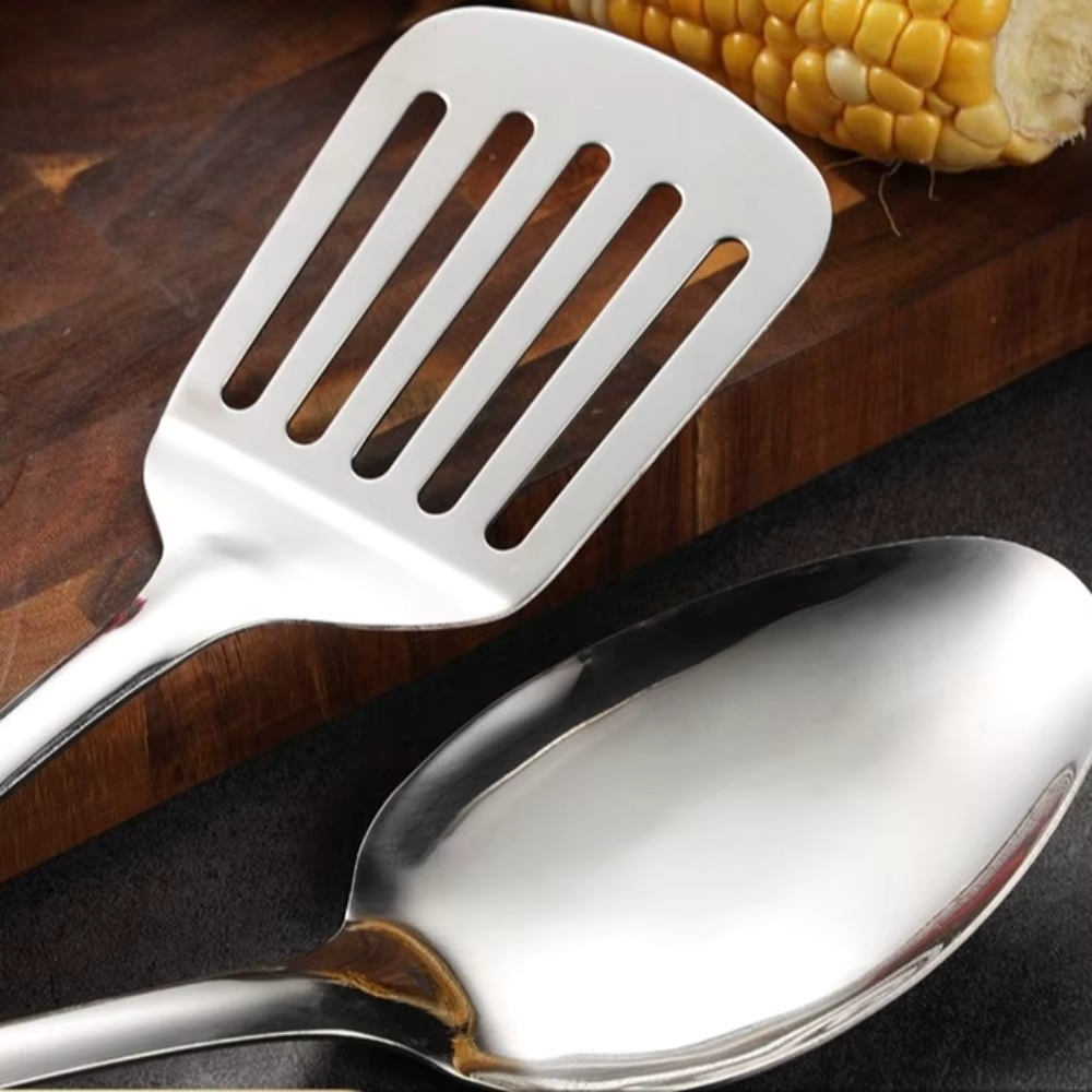 Stainless Steel Kitchen Utensil 7pcs Set, Essential Cooking Tools