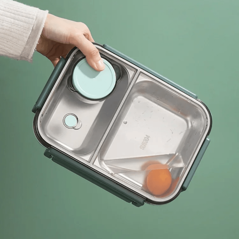 Stainless Steel Lunch Box, Insulated Heating Container for Warm Meals