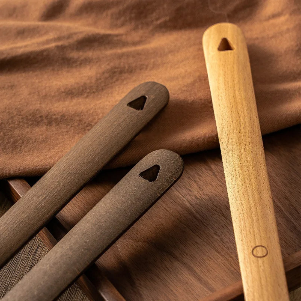 Extra-Long Wooden Shoe Horn For Easy On & Off Use