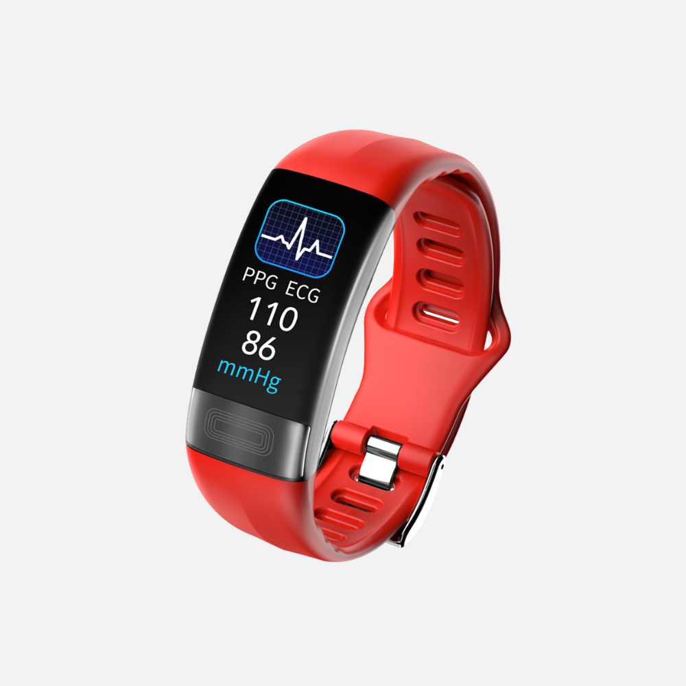 Mens Sports Band Fitness Tracker - ECG Band Measures Blood Pressure, Heart Rate, SpO2 & Sleep Tracker