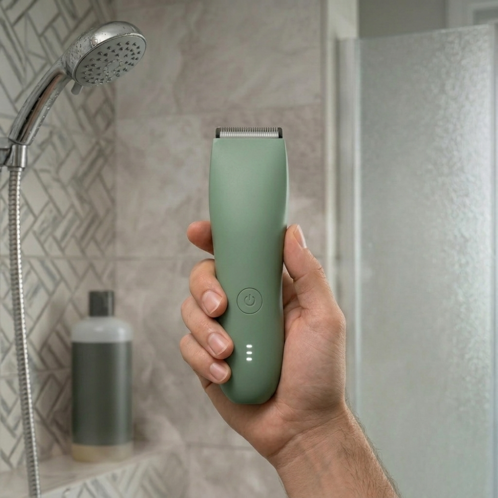 Mens All Body Hair Cutter, Hair Trimmer With 4 Guard Lengths