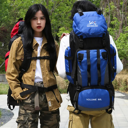 Hiking Backpack 90L Extra Large Rucksack for Multi Day Trekking