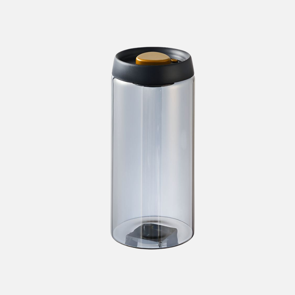 Air Tight Coffee Container Vacuum Sealed Glass Jar Canister for Fresh Beans