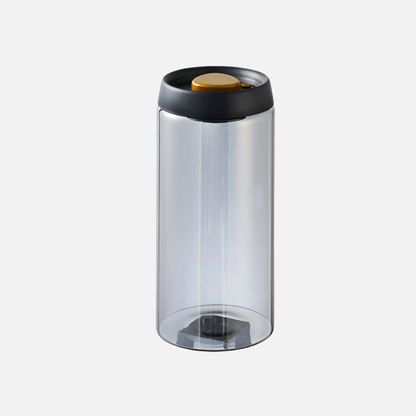 Air Tight Coffee Container Vacuum Sealed Glass Jar Canister for Fresh Beans